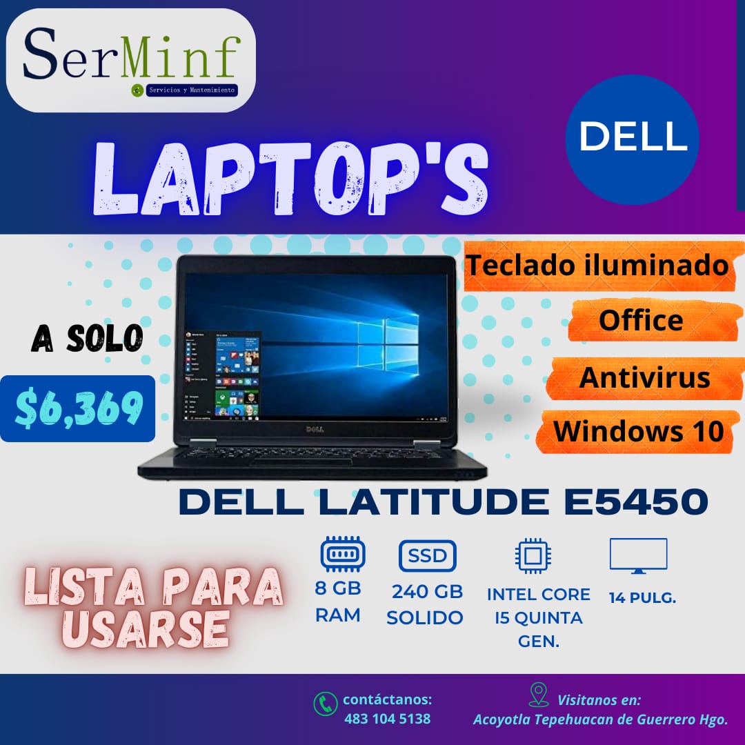 LAPTOP DELL LATITUDE E5450